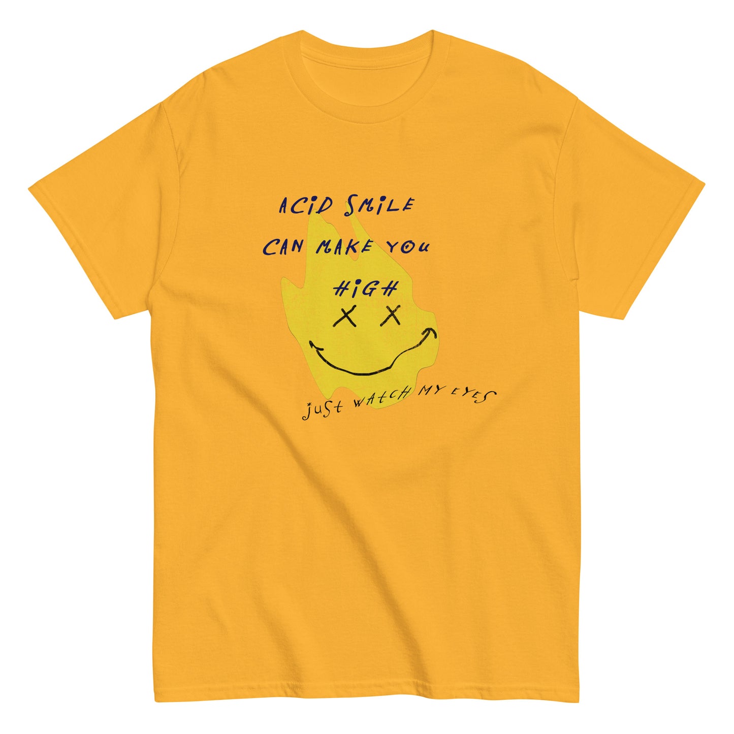 Men's classic T-shirt | Acid Smile Design