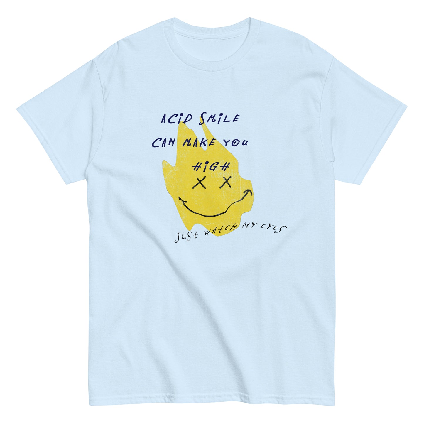 Men's classic T-shirt | Acid Smile Design