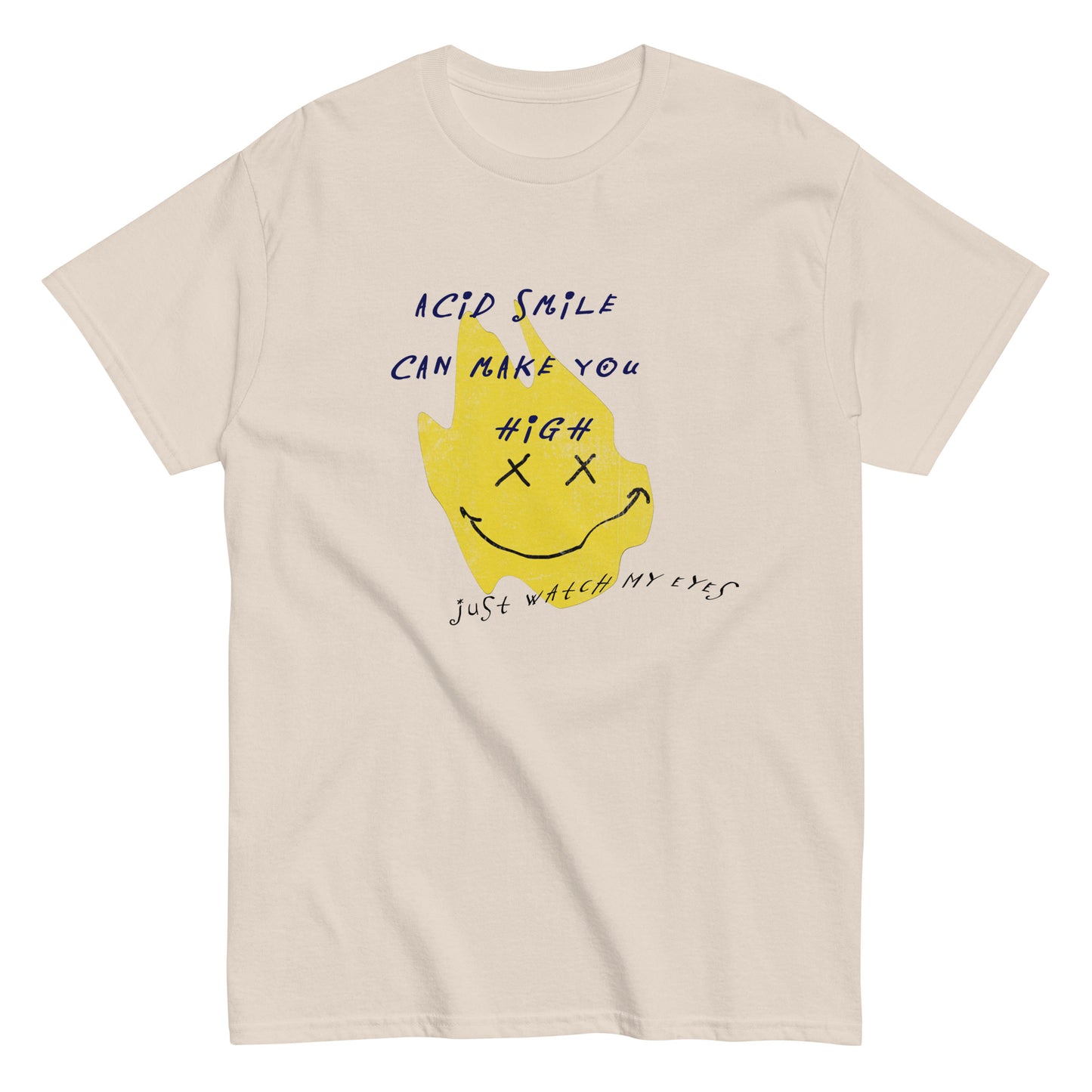 Men's classic T-shirt | Acid Smile Design