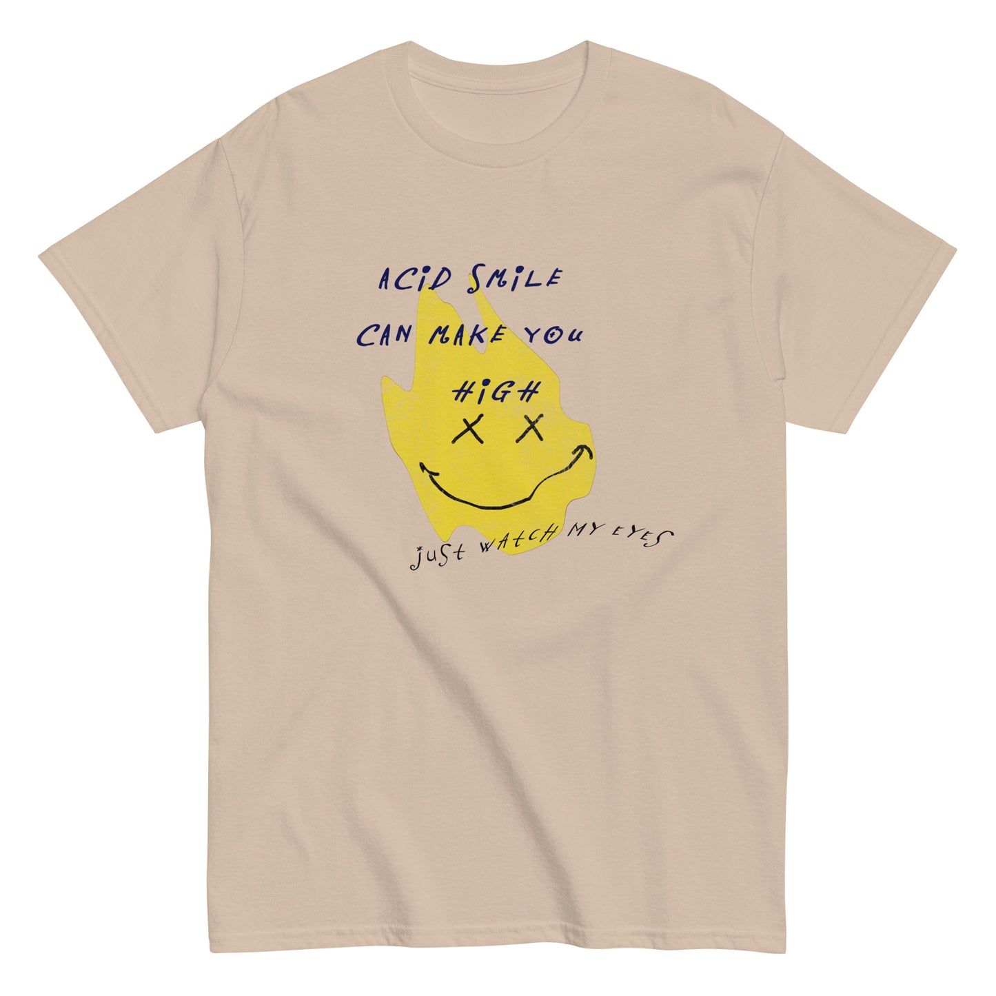 Men's classic T-shirt | Acid Smile Design