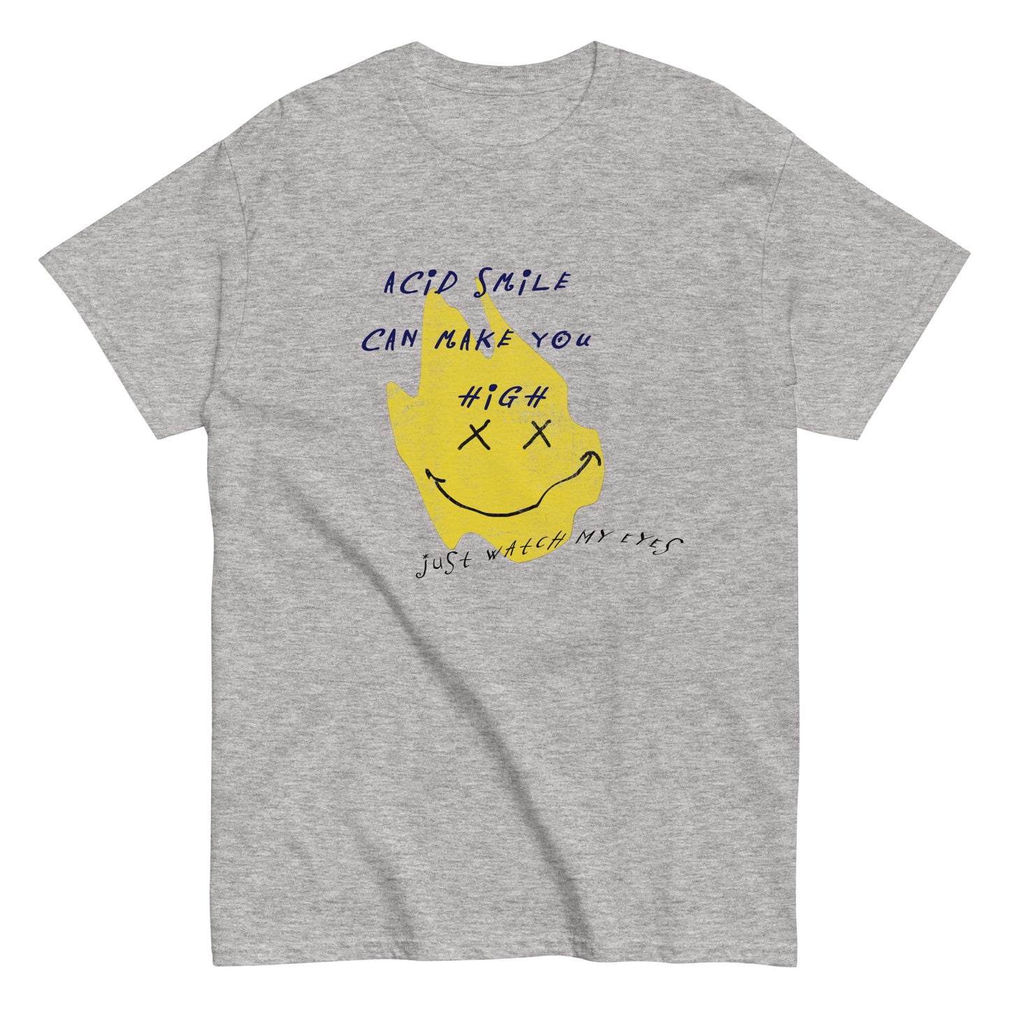 Men's classic T-shirt | Acid Smile Design