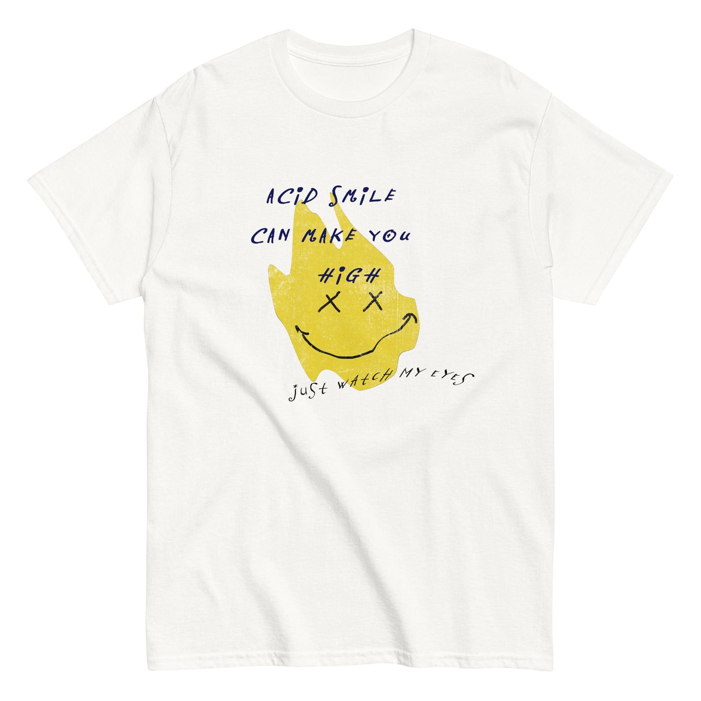 Men's classic T-shirt | Acid Smile Design