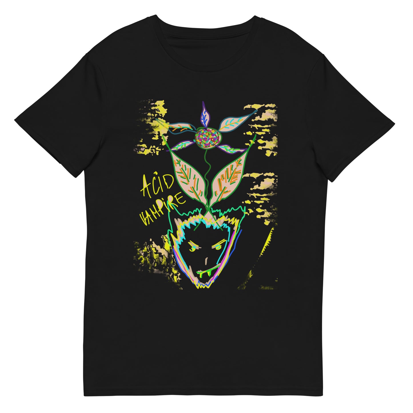 Yanis Studio Black Tshirt | Artistic Design-ACID VIBES