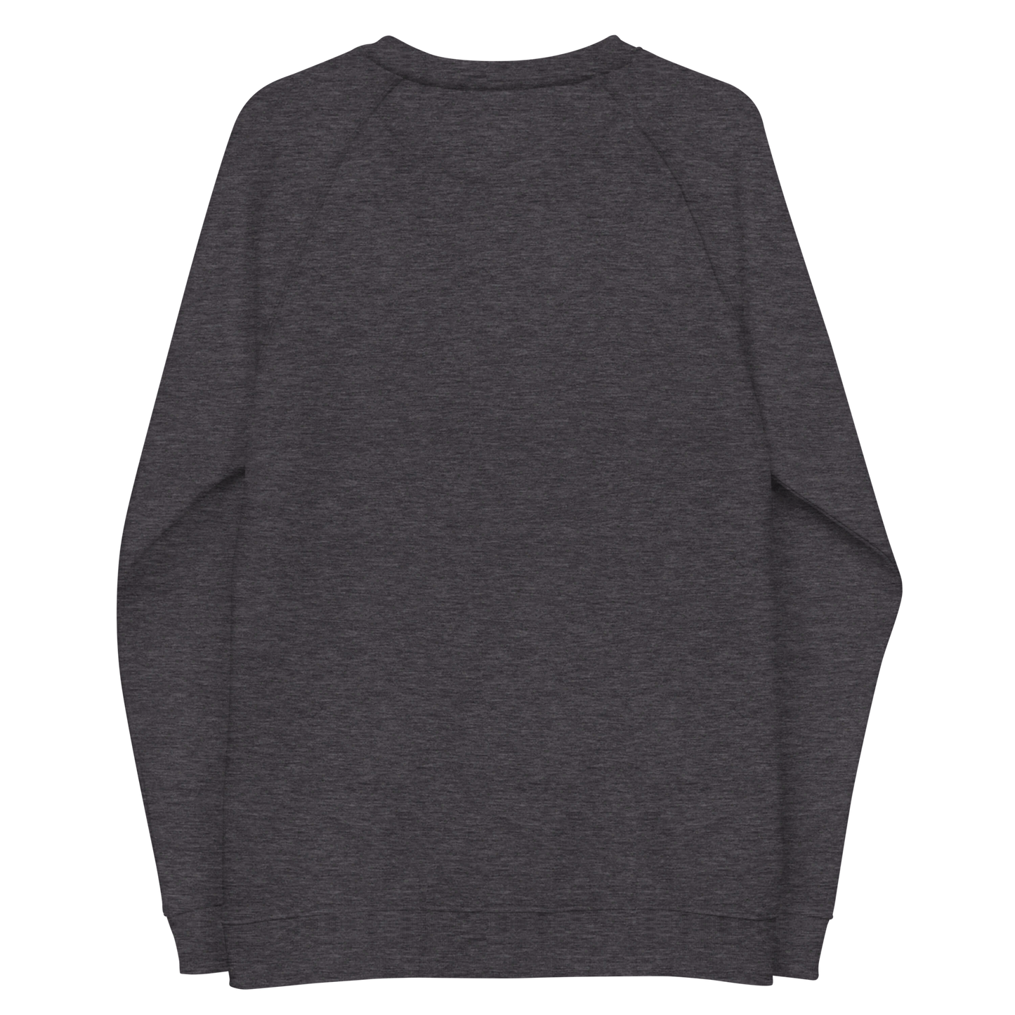 Unisex organic raglan sweatshirt