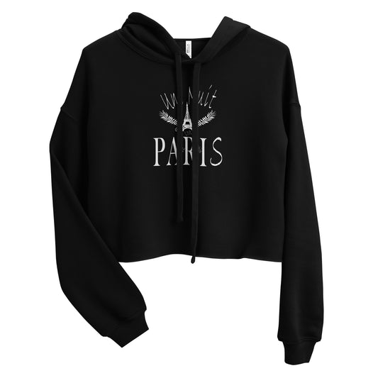 One Night In PARIS Crop Hoodie