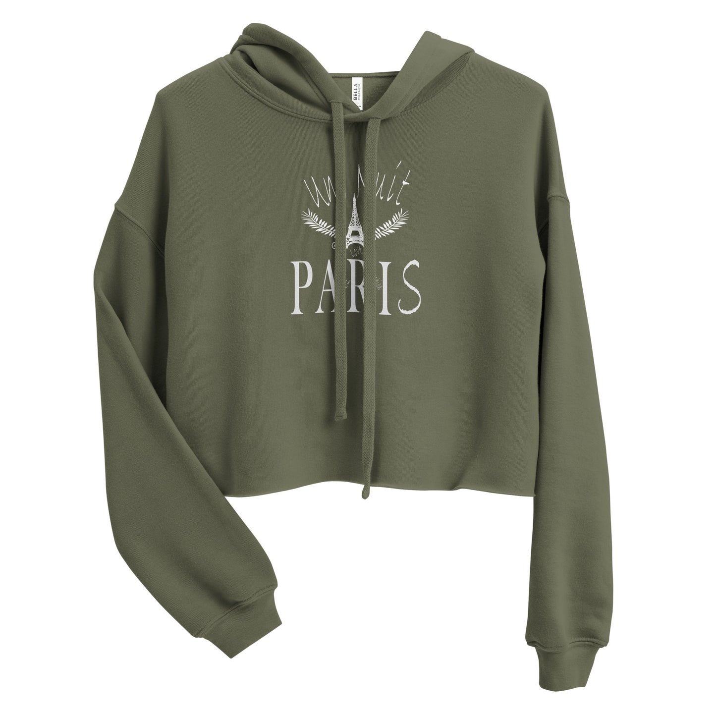 One Night In PARIS Crop Hoodie